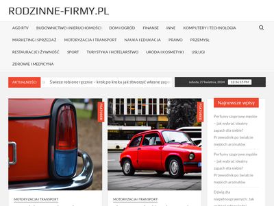 Portal z artykułami- RodzinneFirmy.pl.