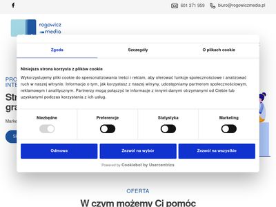 Rogowiczmedia.pl - tworzenie stron, pozycjonowanie