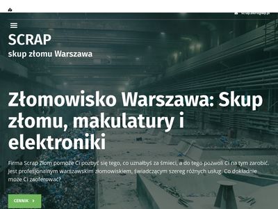 Skup Złomu Warszawa | Złom | Skup Miedzi - Scrap Złom