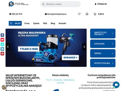 Serwispomp.eu - sklep internetowy, serwis, wypożyczalnia