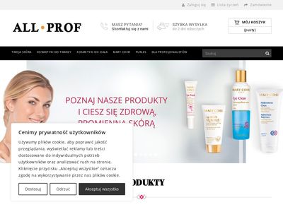 All-Prof - sklep z profesjonalnymi kosmetykami
