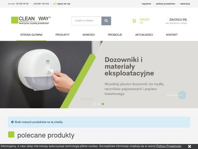 Dozowniki do mydła oraz papieru toaletowego - sklep.cleanway.pl