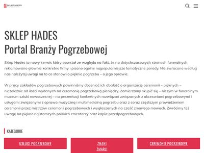 Portal pogrzebowy - sklephades.pl