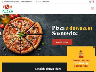 Pizza z dowozem Sosnowiec - Fon Pizza
