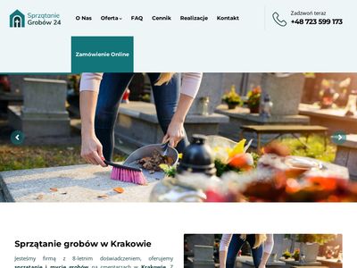 Sprzątanie i mycie grobów - opieka nad grobami - sprzataniegrobow24.pl