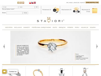 Sklep Staviori - pierścionki zaręczynowe z brylantem