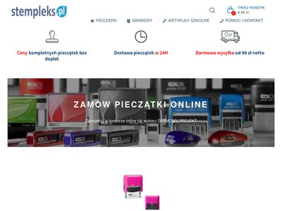 Pieczątki, wizytówki i ulotki Stempleks.pl