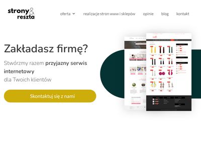Strony www i sklepy internetowe dla małych i średnich firm - stronyireszta.pl