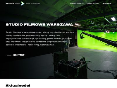 Studio Streamonline - studio filmowe Warszawa
