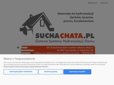 Materiały, środki do hydroizolacji |Sklep Sucha Chata
