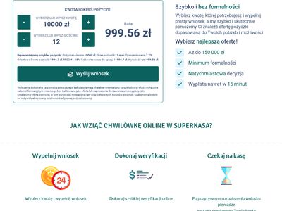 Szybkie pożyczki online - superkasa.pl