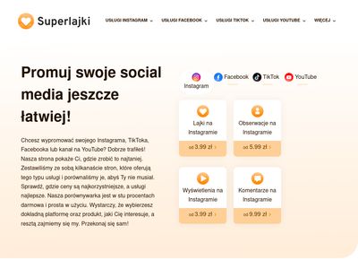 Superlajki.pl - Kup lajki, obserwacje i wiele więcej