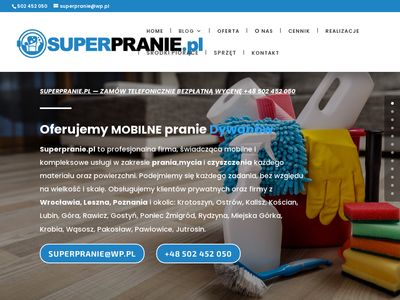 Superpranie.pl | Pranie i Czyszczenie Dywanów