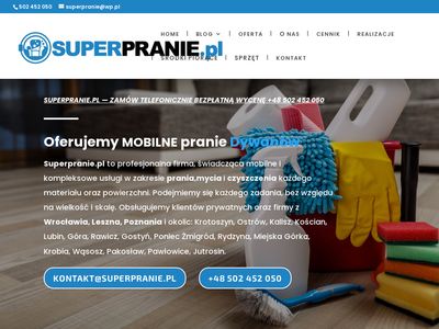 SuperPranie.pl - Pranie Dywanów i Tapicerki we Wrocławiu