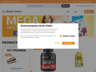 ŚwiatSupli.pl - Sklep internetowy z suplementami dla sportowców