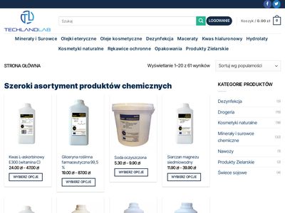 Produkty chemiczne - techlandlab.pl