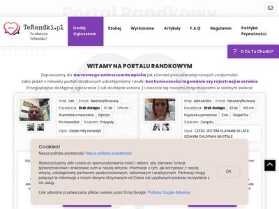 Randki na portalu TeRandki.pl