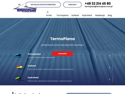 Izolacje natryskowe - termopian.com.pl