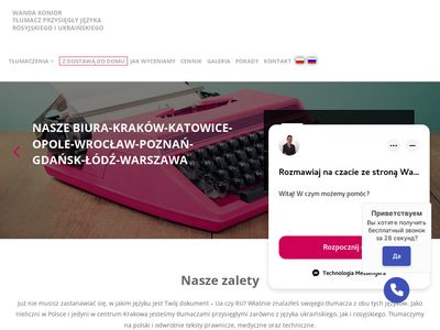 Tlumaczalnia.pl - Tłumacz przysięgły języka ukraińskiego Kraków