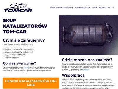 Skup filtrów DPF - tom-car-katalizatory.pl