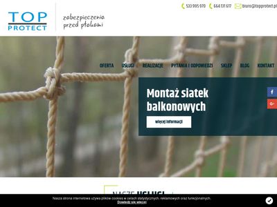 Top Protect - profesjonalne zabezpieczenia przed ptakami w Poznaniu