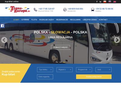 Wynajem busów Podkarpacie - trans-europa.pl