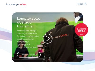 Transmisjeonline.pl - webinar platforma