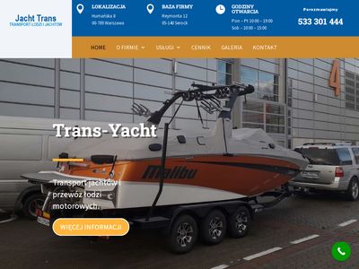 Transport jachtów przewóz łodzi | Trans-Yacht