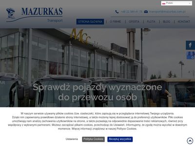 Wynajem autokarów Warszawa - transport.mazurkas.com.pl