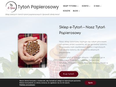 E-Tytoń - Sklep z Tytoniem Papierosowym tytonpapierosowy.pl