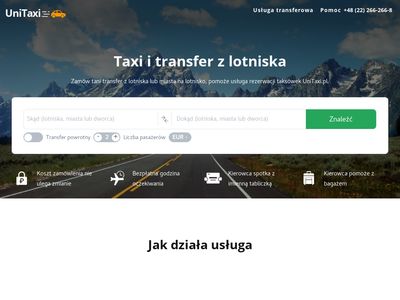 Taksówka na lotnisko - unitaxi.pl