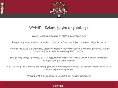 Kurs angielskiego - wanir.pl