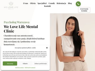 Pomoc Psychologiczna online - We Love Life Mental Clinic