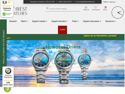 WestWatches.pl - sklep internetowy z zegarkami