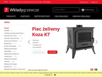 Sklep z kominkami - wkladygrzewcze.pl