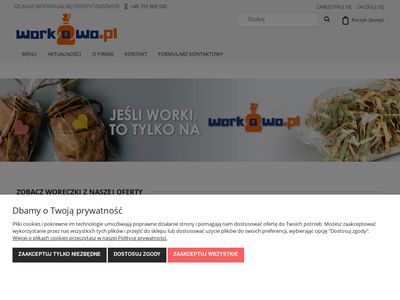Workowo.pl - sklep z wysokiej jakości woreczkami