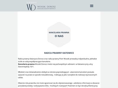Kancelaria adwokacka Katowice - Wosiek Dorosz