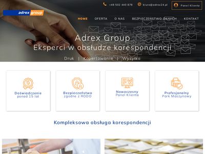 Adrex-group.pl - Obsługa korespondencji