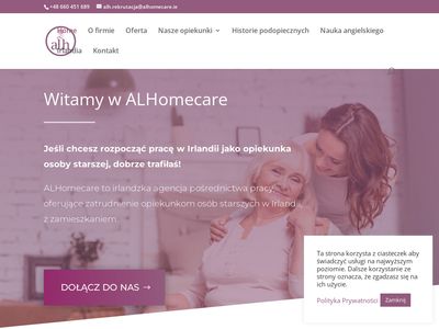 Agencja pośrednictwa pracy dla opiekunek osób starszych - alhomecare.com.pl