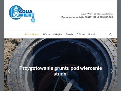 Aqua Wiert - wiercenie studni głębinowych