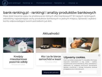 Ranking kont osobistych - bank-ranking.pl