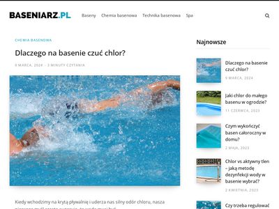Portal o tematyce basenowej i wellness - baseniarz.pl