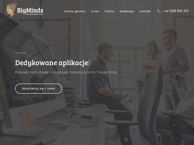 Strony WWW dla firm Katowice - bigminds.pl