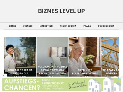 Portal Bizneslevelup.pl - miejsce inspiracji ludzi biznesu