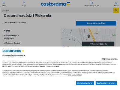 Castorama ul. Wróblewskiego 31 93-566 Łódź