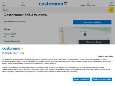 Castorama ul. Wydawnicza 13 92-333 Łódź