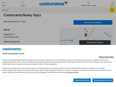 Castorama ul. Węgierska 94 33-300 Nowy Sącz