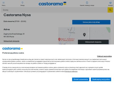 Castorama ul. Zygmunta Krasińskiego 31 48-303 Nysa