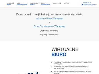Biura serwisowane Warszawa - city-office.pl