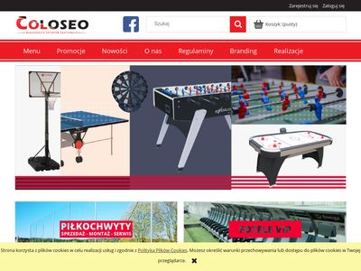 Coloseo – wyposażenie obiektów sportowych